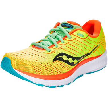 SAUCONY RIDE 13 Women's Running Shoes Yellow/Orange 2021 0